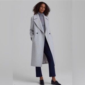 Club Monaco Light Gray Pea Coat